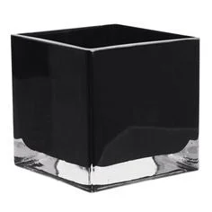 Black 3" Cube Vase- BLA4