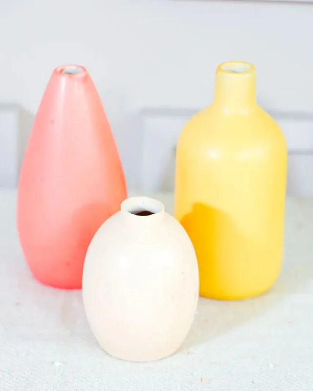 Earthy Essential Vase | Set Of 3