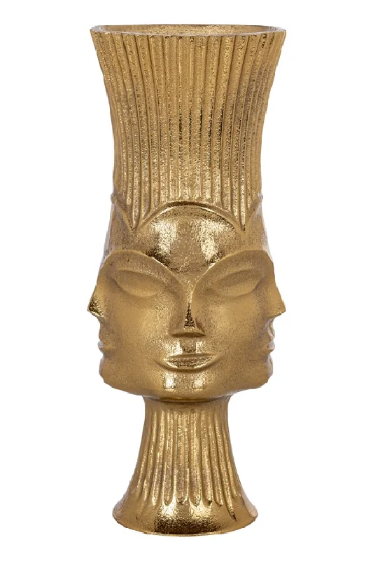 Gold Face Vase | OROA Elyse