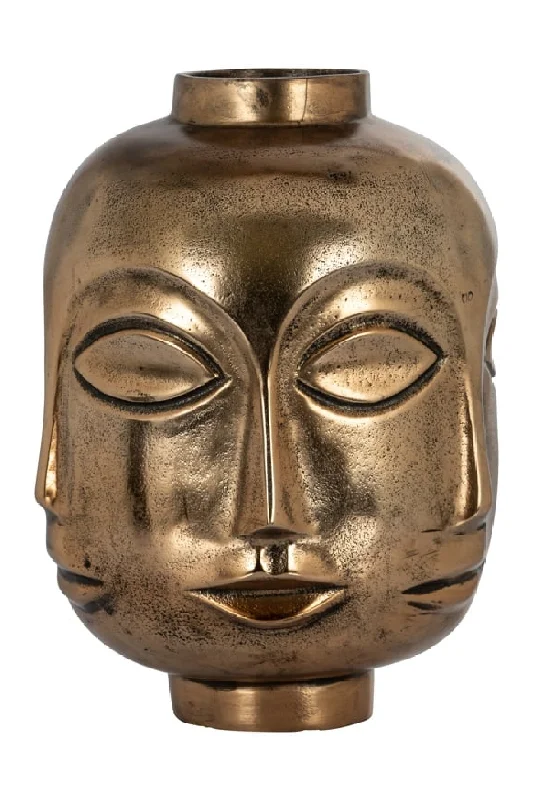 Gold Face Vase | OROA Hardy