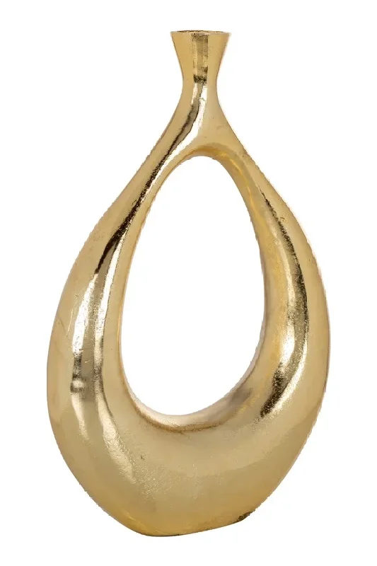 Gold Holed Vase | OROA Cecile