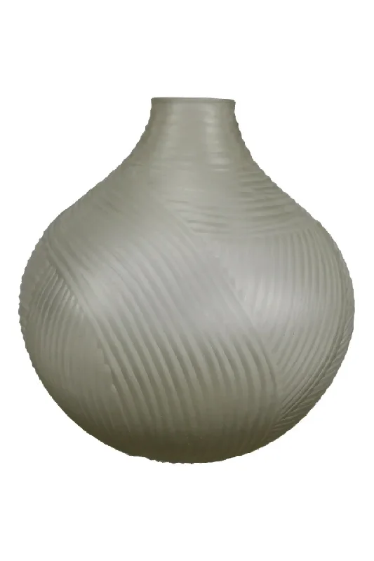 Gray Glass Vase | OROA Britta