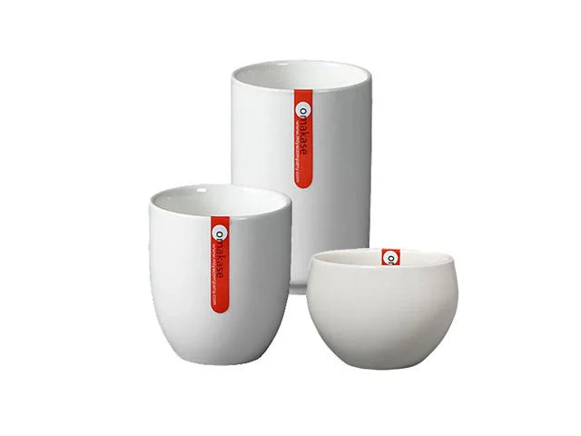 Omakase White Ceramic Teacup