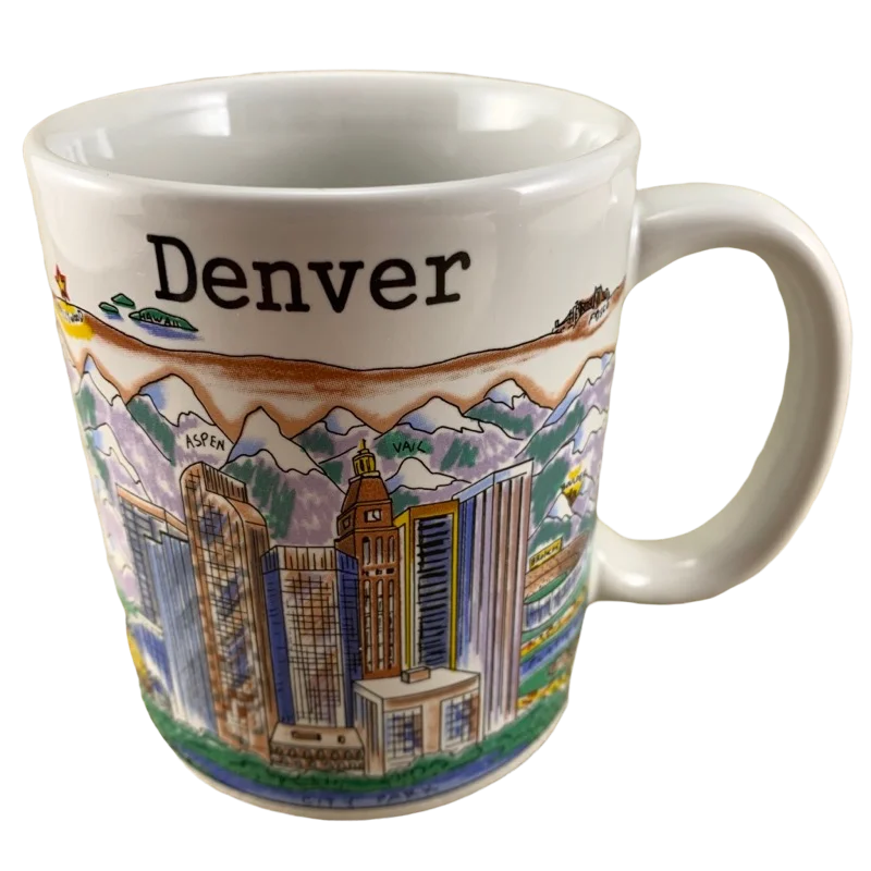 A View Of The World Denver Mug City Mugs