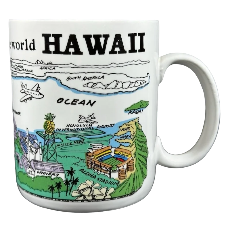 A View Of The World Hawaii Mug City Mugs