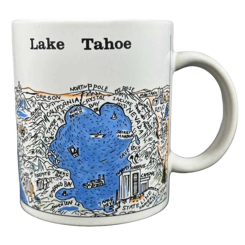 A View Of The World Lake Tahoe Mug City Mugs