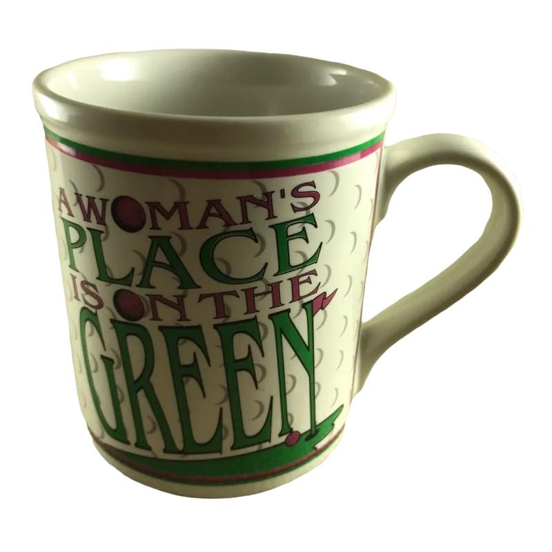 A Woman's Place Is On The Green Mug Enesco