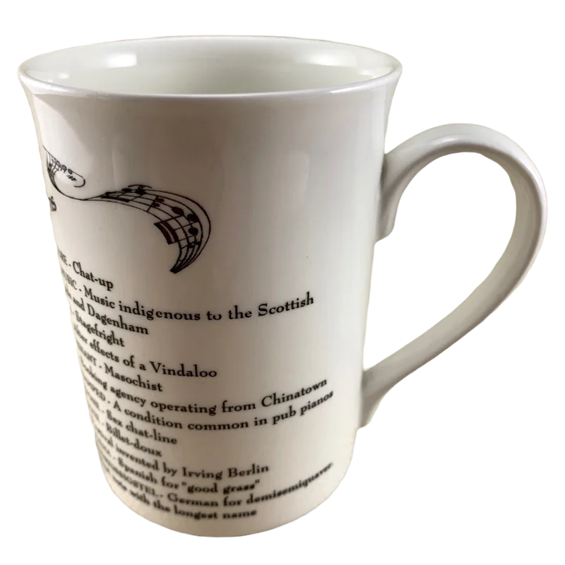 ABC Of Musical Definitions Mug Berkshire China