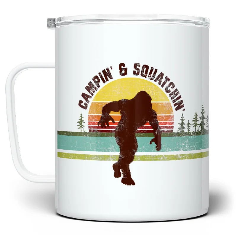 Campin & Squatchin Insulated Travel Mug