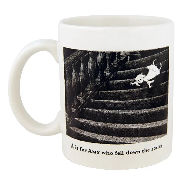 A is for Amy who fell down the stairs Mug