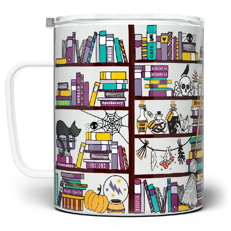 Halloween Library Insulated Travel Mug