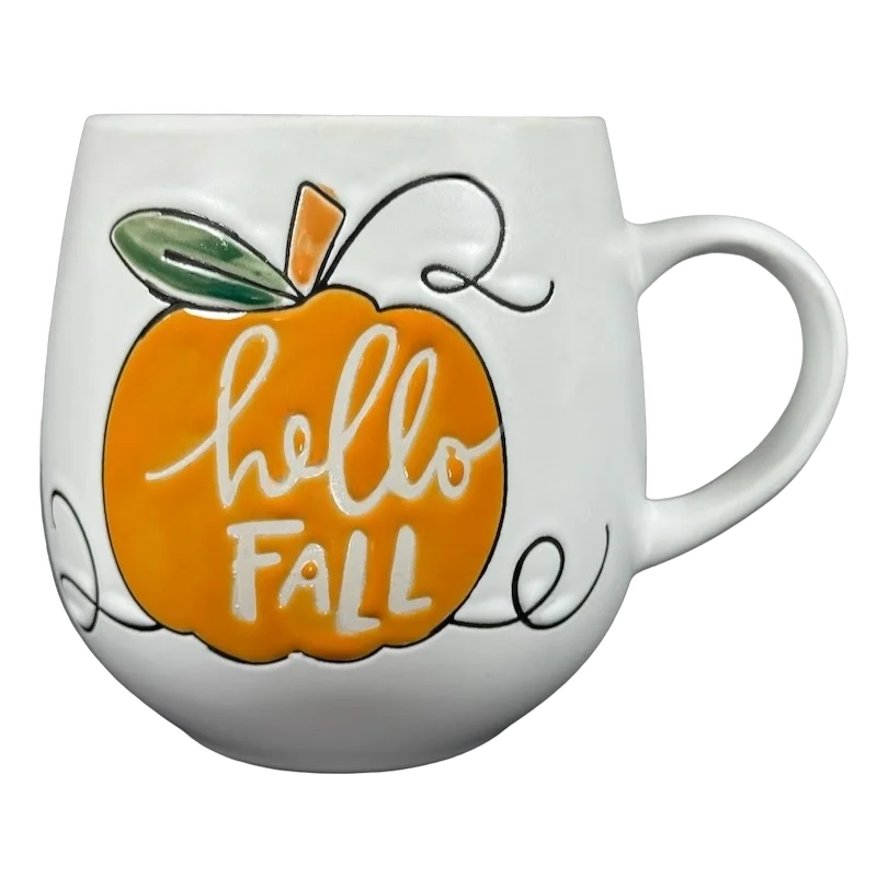 Hello Fall Pumpkin Mug Prima Design