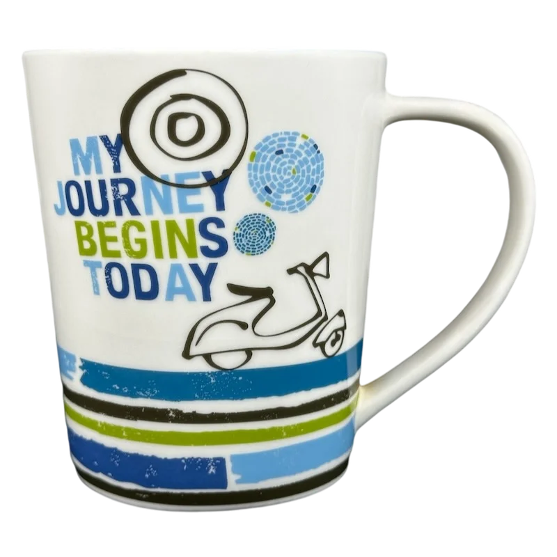 My Journey Begins Today Scooter 14oz Mug 2008 Starbucks