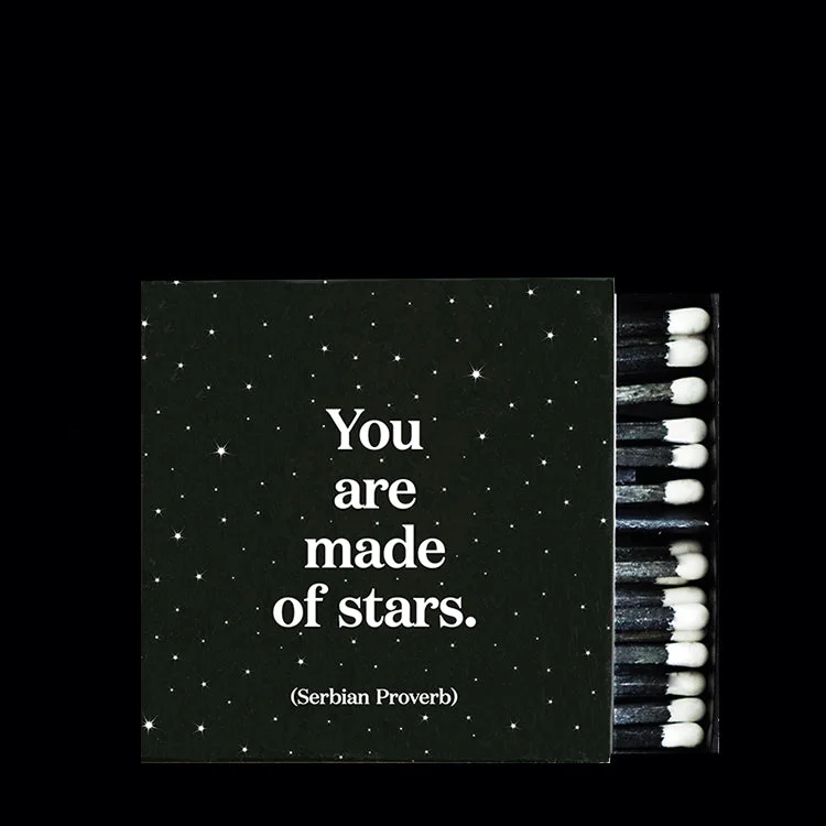 "made of stars" matchbox