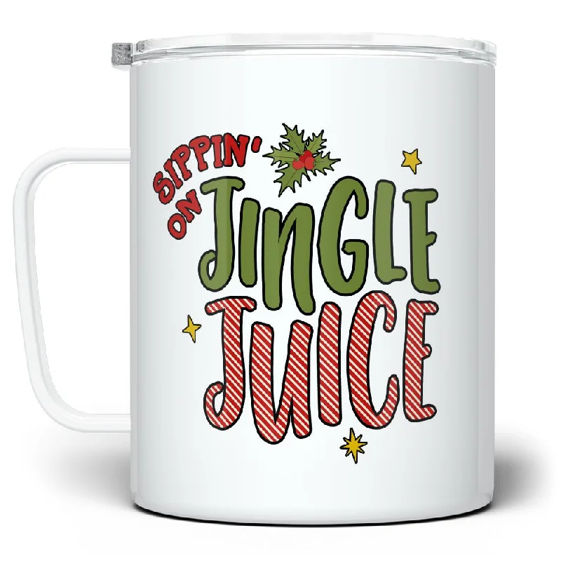 Sippin on Jingle Juice Insulated Travel Mug