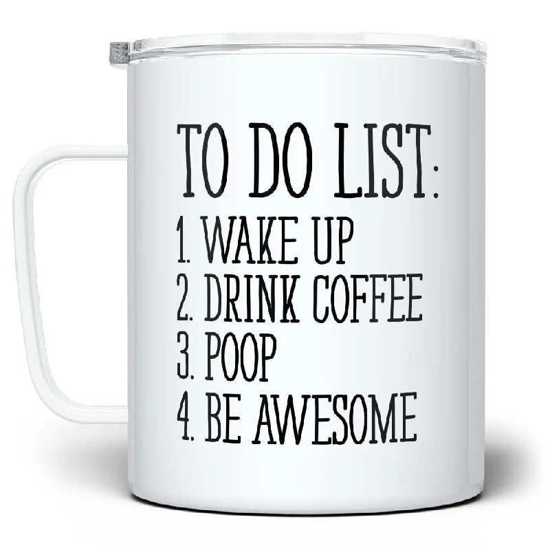 To Do List Insulated Travel Mug