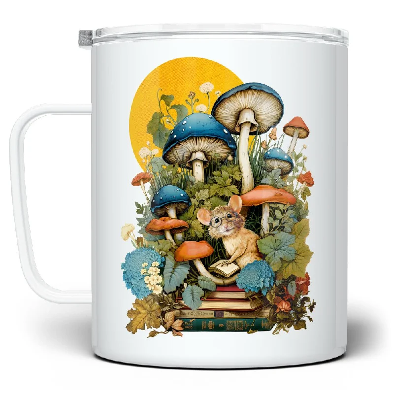 Woodland Book Mouse Insulated Travel Mug