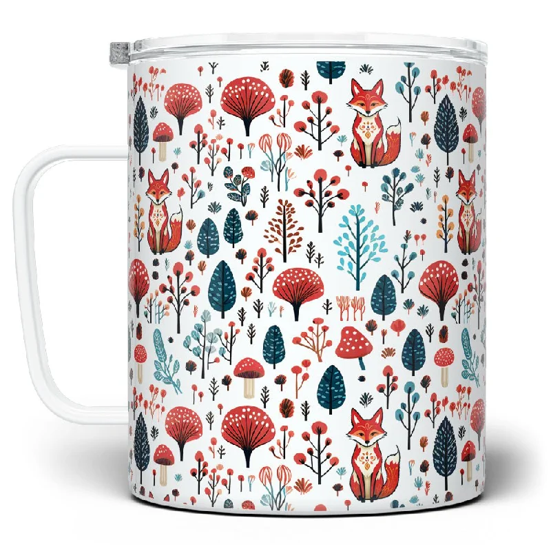 Woodland Forest Fox Insulated Travel Mug