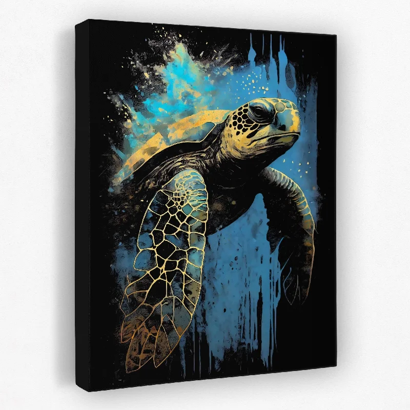 Blue Sea Turtle