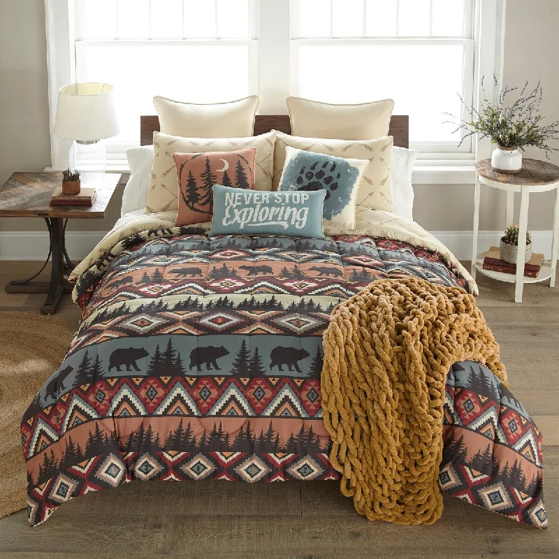 Bear Totem 3 PC Comforter Set from Your Lifestyle by Donna Sharp