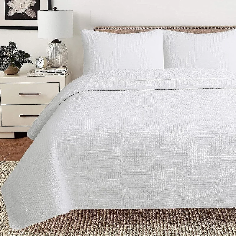 Carson Carrington Skaevinge Cotton 3-piece Quilt Bedding Set