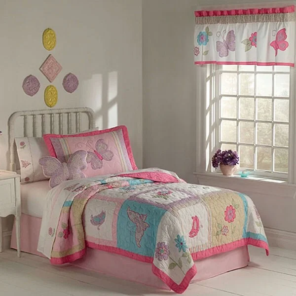 Flurry of Butterflies 3-piece Quilt Set