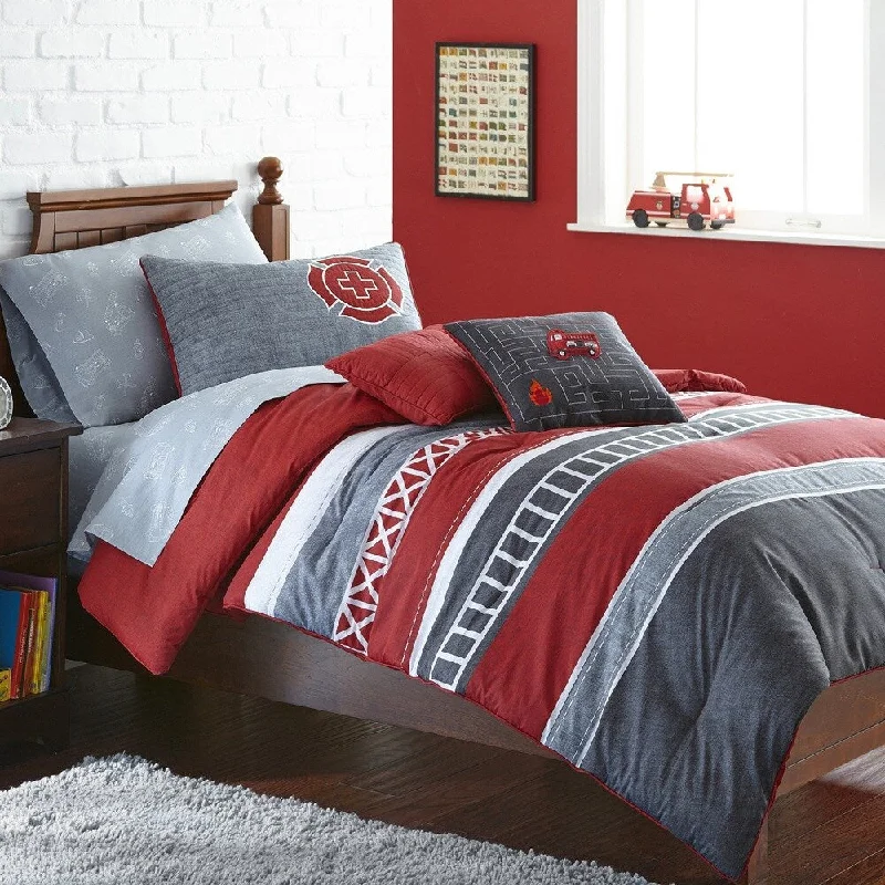 Frank and Lulu Ladder 23 Three-piece Comforter Set