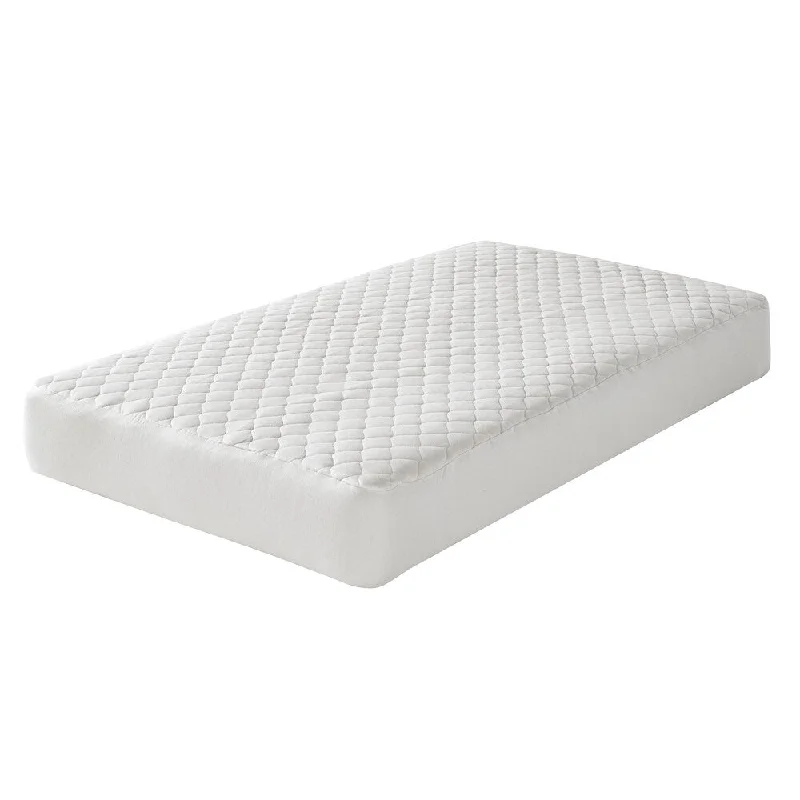 Greenbuds Organic Wool Quilted Crib Mattress Pad - Natural