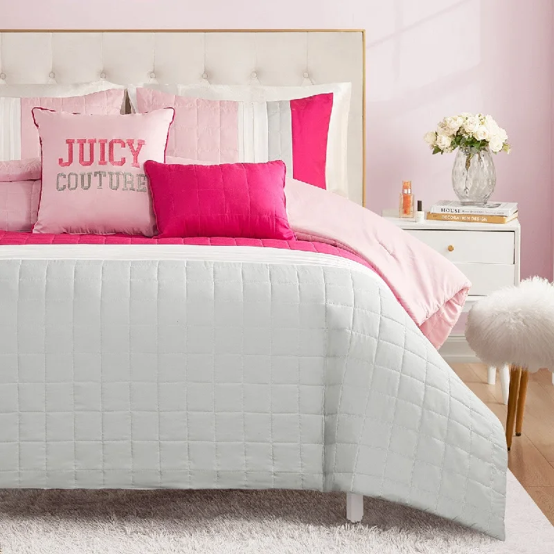 Juicy Couture Color Blocked Designer Comforter Sets