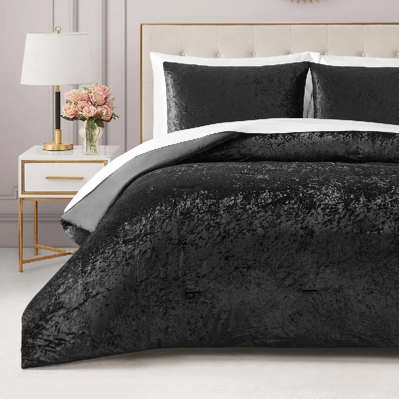 Juicy Couture Crushed Velvet Comforter Set