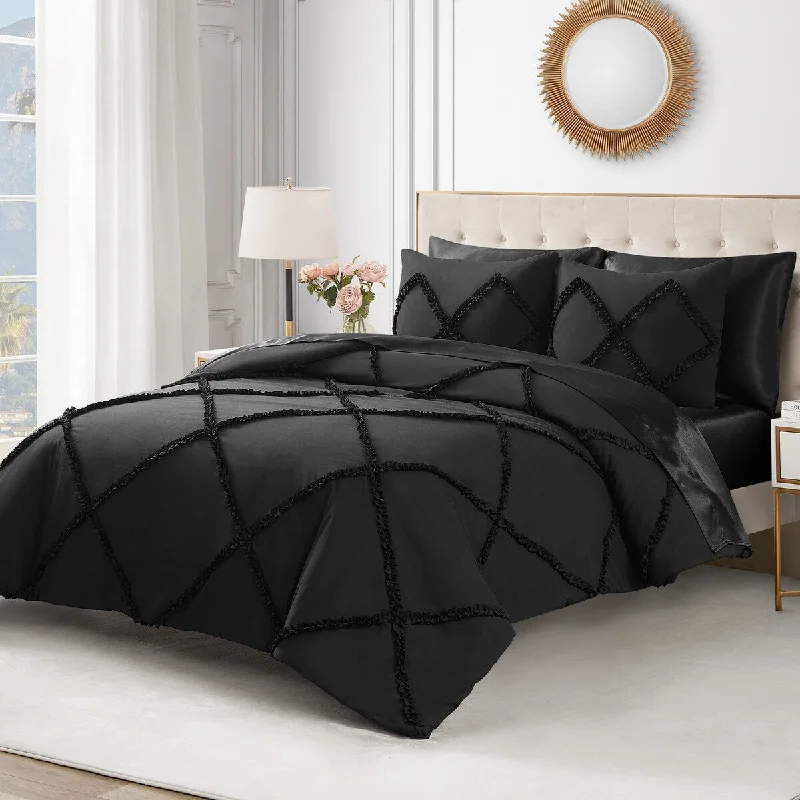 Juicy Couture Diamond Ruffle Reversible Comforter Set