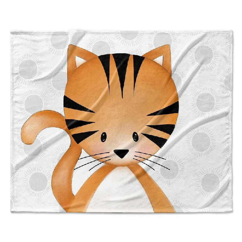 KITTEN WHITE Ultra Soft Baby Blanket By Kavka Designs - 40X30