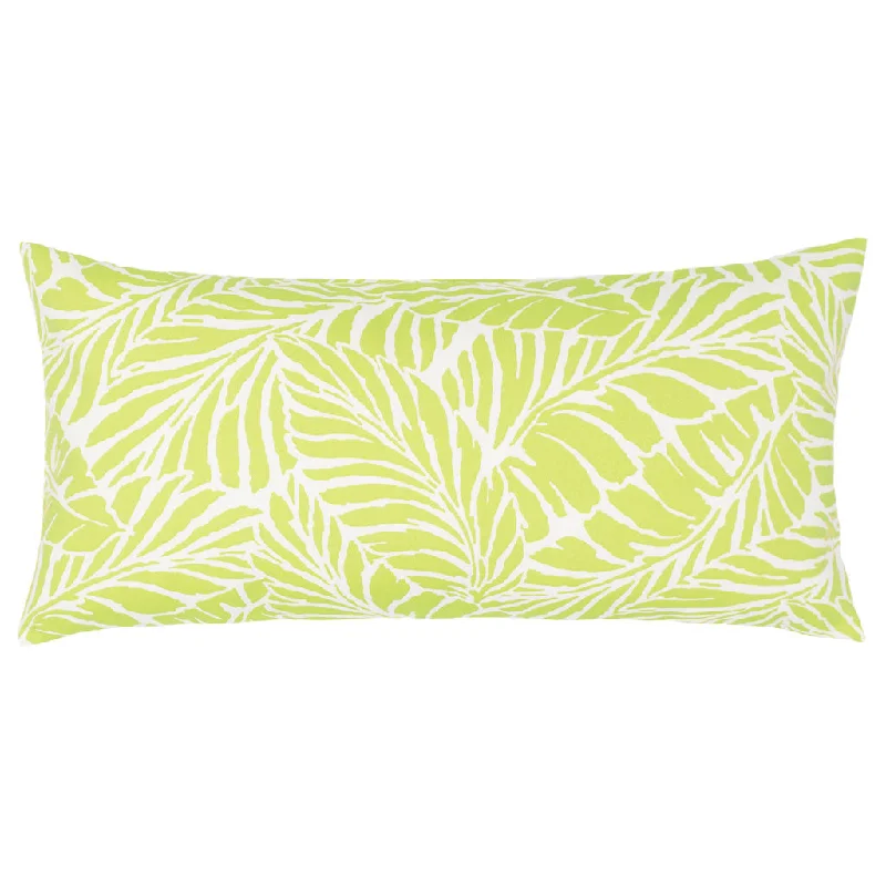 Lime Islands Throw Pillow