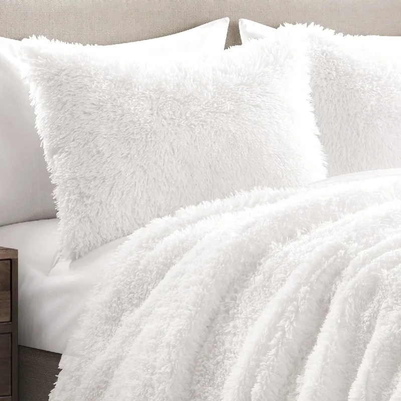 Lush Decor Emma Faux Fur Comforter Set