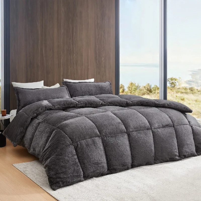 Me Comforter ATE Your Comforter® - Coma Inducer® Oversized Comforter Set - Charcoal Steel