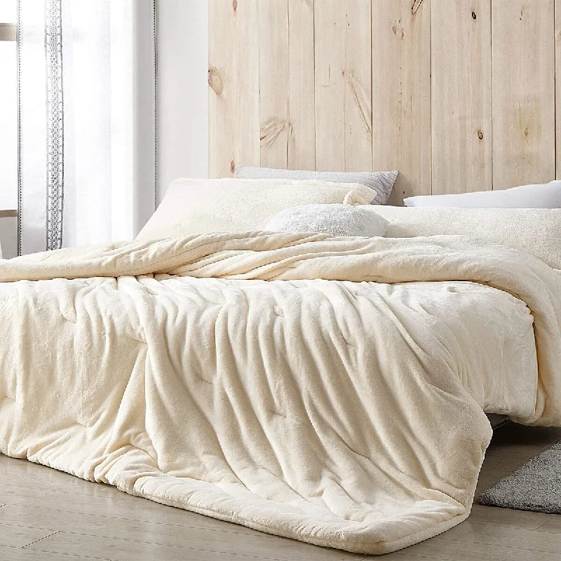 Me Sooo Comfy - Coma Inducer® Oversized Comforter Set - Ecru