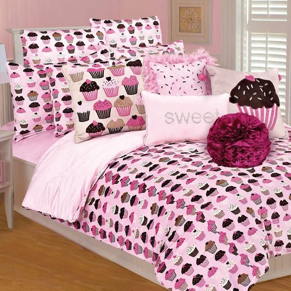 Microplush Cupcakes 3-piece Comforter Set