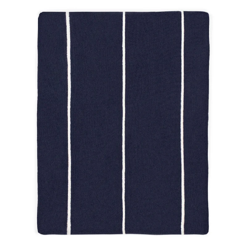 Navy Lines Throw