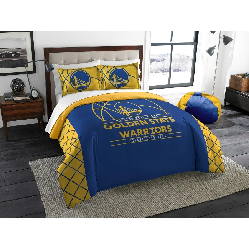 NBA Golden State Warriors Reverse Slam 3 Piece Full/Queen Comforter Set