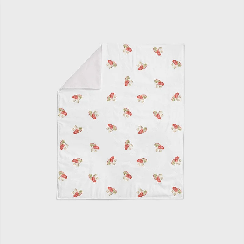 Oliver Gal Signature Collection 'Mushroom' Minky Blanket