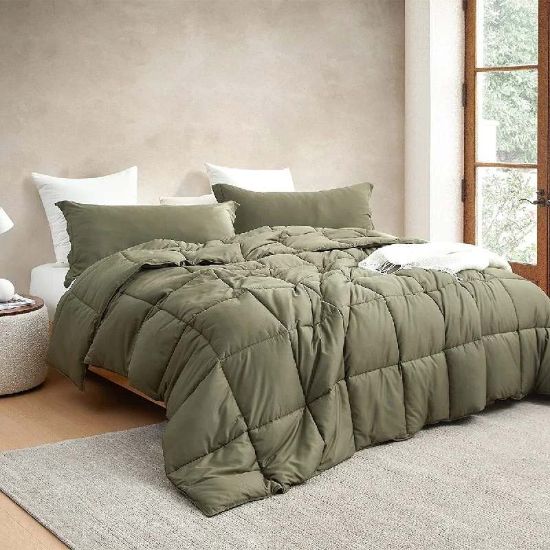 Snorze® Cloud Comforter Set - Coma Inducer® Ultra Cozy - Burnt Olive