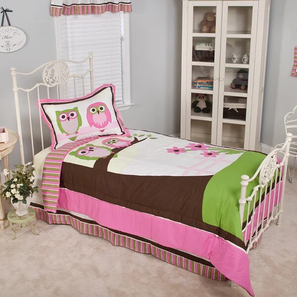 Sweet Dream Owl Twin 3-piece Comforter Set