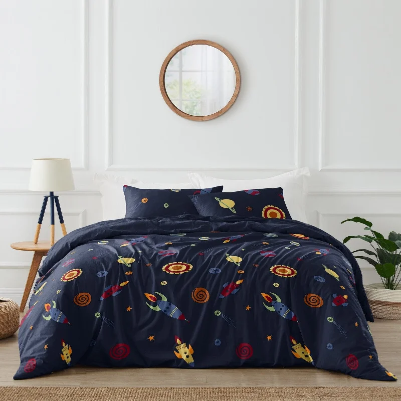 Sweet Jojo Designs 3-piece Space Galaxy Full/ queen-size Comforter Set - Multi