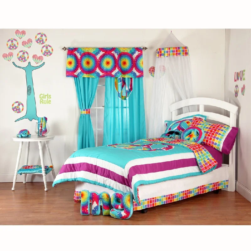 Terrific Tie Dye Comforter Set