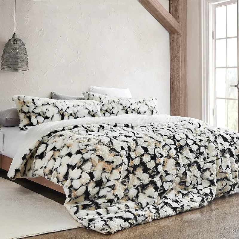 That's What an Ocelot's Tummy Looks Like - Coma Inducer® Oversized Comforter Set with White Reverse