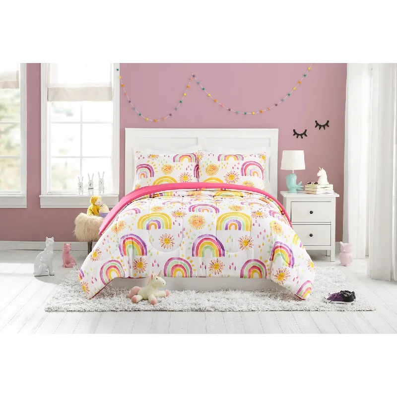 Urban Playground Rainbows and Suns Comforter Set