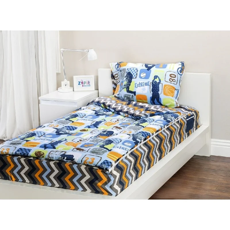 Zip It Bedding Reversible Twin Bedding Set