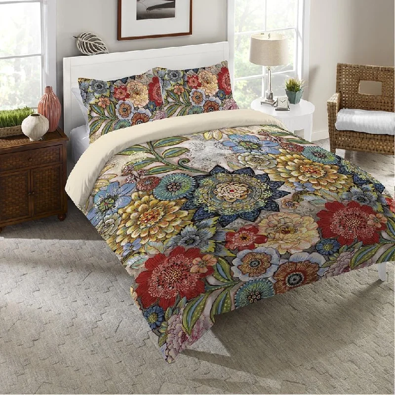 Boho Bouquet Duvet Sham