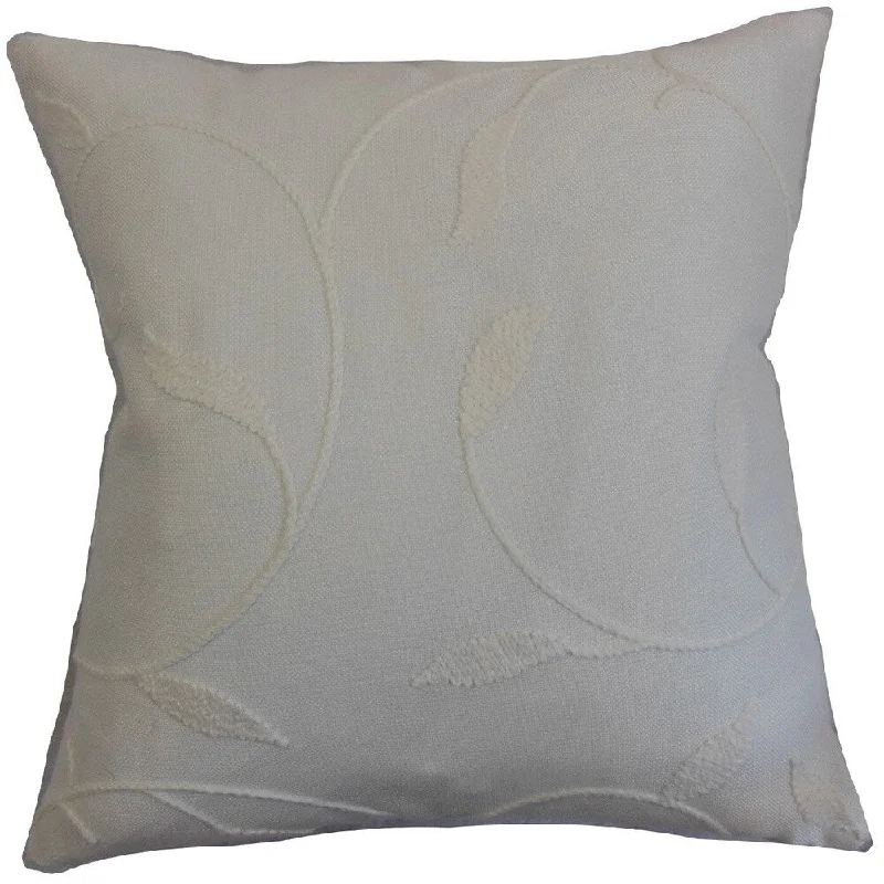 Delyth Floral Euro Sham Pearl