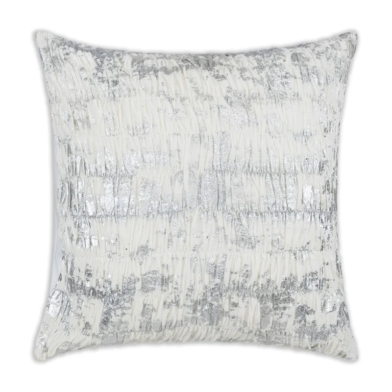 Ella Ivory Silver Euro Sham